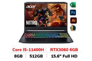 Laptop Acer Nitro 5 Eagle AN515-57-5831 NH.QDGSV.003 - Intel Core i5-11400H, 8GB RAM, SSD 512GB, Nvidia GeForce RTX 3060 6GB GDDR6, 15.6 inch