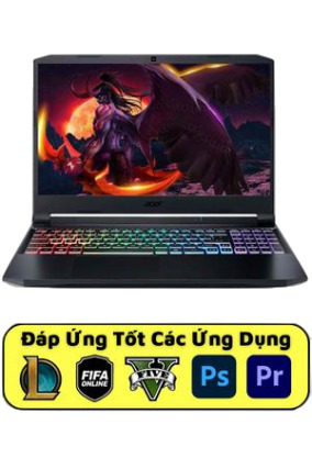 Laptop Acer Nitro 5 Eagle AN515-57-5669 NH.QEHSV.001 - Intel core i5-11400H, 8GB RAM, SSD 512GB, Nvidia GeForce GTX 1650 4GB GDDR6, 15.6 inch