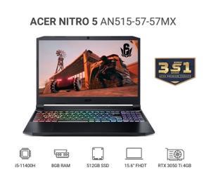 Laptop Acer Nitro 5 Eagle AN515-57-57MX NH.QD9SV.002 - Intel Core i5-11400H, 8GB RAM, SSD 512GB, Nvidia GeForce RTX 3050Ti 4GB GDDR6, 15.6 inch