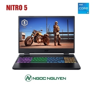 Laptop Acer Nitro 5 Tiger 2022 AN517-55 - Intel Core i5-12500H, 8GB RAM, SSD 512GB, Nvida GeForce RTX 3050 4GB GDDR6, 17.3 inch