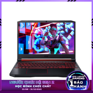 Laptop Acer Nitro 7 AN715-51-750K NH.Q5HSV.003 - Intel Core i7-9750H, 8GB RAM, SSD 256GB, Nvidia GeForce GTX 1660Ti 6GB GDDR6, 15.6 inch