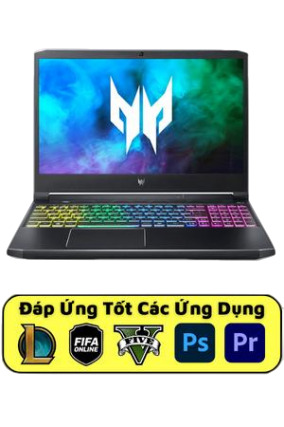 Laptop Acer Predator Helios 300 PH315-54-75YD NH.QC2SV.002 - Intel Core i7-11800H, 16GB RAM, SSD 512GB, Nvidia GeForce RTX 3060 6GB GDDR6, 15.6 inch