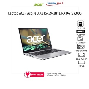 Laptop Acer Swift 3 SF314-44-R2U3 NX.K0WSV.001 - AMD Ryzen 5-5625U, 16GB RAM, SSD 512GB, AMD Radeon Graphics, 14 inch