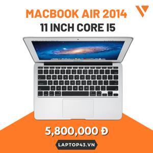 Laptop Apple Macbook Air 2014 MD711 ZP - Intel core i5 4260U 1.4Ghz, 4GB DDR3, 128GB SSD, Intel HD Graphics 5000, 11.6 inch