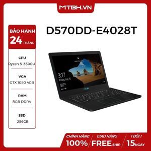 Laptop Asus D570DD-E4028T - AMD Ryzen 5-3500U, 8GB RAM, SSD 256GB, Nvidia GeForce GTX 1050 4GB GDDR5, 15.6 inch
