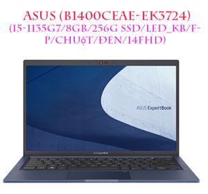 Laptop Asus ExpertBook B1400CEAE-EK3724 - Intel core i5-1135G7, 8Gb RAM, SSD 256GB, Intel Iris Xe Graphics, 14 inch