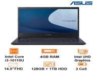 Laptop Asus ExpertBook P2451FA-EK3342 - Intel Core i3-10110U, RAM 4GB, HDD 1TB + SSD 128GB, Intel UHD Graphics, 14 inch