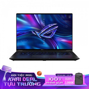 Laptop Asus ROG Flow X16 GV601VV-NL016W - Intel core i9-13900H, 16GB RAM, SSD 1TB, Nvidia GeForce RTX 4060 8GB GDDR6, 16 inch