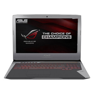 Laptop Asus ROG G752VS-BA263 - Intel Core i7-7700HQ, 16GB RAM, 256GB SSD + 1TB HDD, VGA NVIDIA GeForce GTX1070 8GB, 17.3 inch