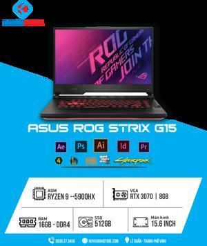 Laptop Asus ROG Strix G15 G513QR-HQ264T - AMD Ryzen 9 5900HX, 16GB RAM, SSD 512GB, Nvidia GeForce RTX 3070 8GB GDDR6, 15.6 inch