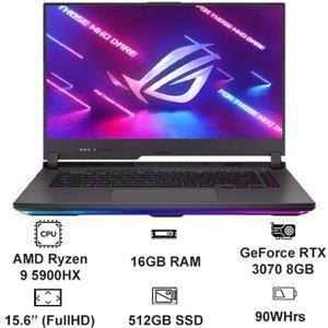 Laptop Asus ROG Strix G15 G513QR-HQ264T - AMD Ryzen 9 5900HX, 16GB RAM, SSD 512GB, Nvidia GeForce RTX 3070 8GB GDDR6, 15.6 inch