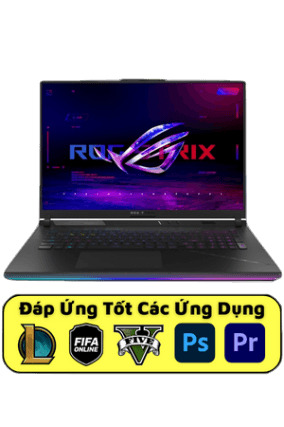 Laptop Asus ROG Strix G18 G814 - Intel Core i9-13980HX, 32GB RAM, SSD 1TB, Nvidia GeForce RTX 4070 8GB GDDR6 + Intel UHD Graphics, 18 inch