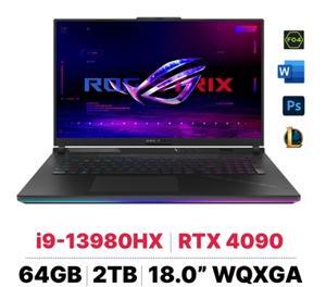 Laptop Asus ROG Strix Scar 18 G834JY-N6039W - Intel Core i9 13980HX, 64GB RAM, SSD 2TB, Nvidia GeForce RTX 4090 16GB GDDR6, 18 inch