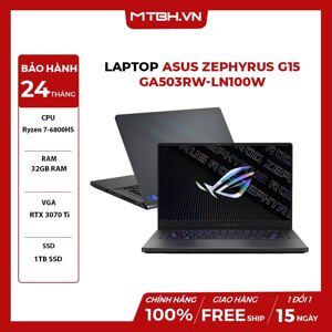 Laptop Asus ROG Zephyrus G15 GA503RW-LN100W - AMD Ryzen 7-6800HS, 32GB RAM, SSD 1TB, Nvidia GeForce RTX 3070 Ti 8GB GDDR6, 15.6 inch