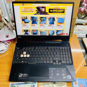Laptop Asus TUF Gaming F15 FX506LHB-HN188W - Intel Core i5-10300H, 8GB RAM,  512GB SSD, Intel VGA NVIDIA Geforce GTX 1650 4GB GDDR6, 15.6 inch Full HD