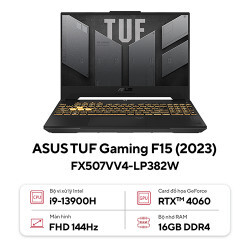 Laptop Asus TUF Gaming F15 FX507VV4-LP382W - Intel Core i9-13900H, 16GB RAM, SSD 512GB, Nvidia GeForce RTX 4060 8GB GDDR6, 15.6 inch