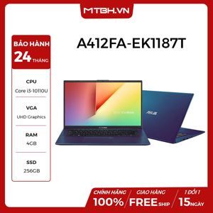 Laptop Asus VivoBook 14 A412FA-EK1187T - Intel Core i3-10110U, 4GB RAM, SSD 256GB, Intel UHD Graphics, 14 inch
