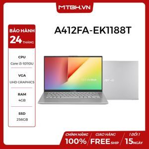 Laptop Asus VivoBook 14 A412FA-EK1188T - Intel Core i3-10110U, 4GB RAM, SSD 256GB, Intel UHD Graphics, 14 inch