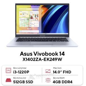 Laptop Asus Vivobook 14 X1402ZA-EK249W - Intel Core i3-1220P, 4GB RAM, SSD 512GB, Intel UHD Graphics, 14 inch