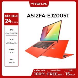 Laptop Asus VivoBook 15 A512FA-EJ2005T - Intel Core i3-10110U, 4GB RAM, SSD 256GB, Intel UHD Graphics 620, 15.6 inch