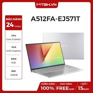 Laptop Asus Vivobook 15 A512FA-EJ571T - Intel Core i3-8145U, 4GB RAM, SSD 256GB, Intel UHD Graphics 620, 15.6 inch