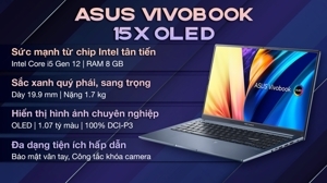 Laptop Asus VivoBook 15X OLED A1503ZA-L1290W - Intel Core i5-12500H, 8GB RAM, SSD 512GB, Intel UHD Graphics, 15.6 inch