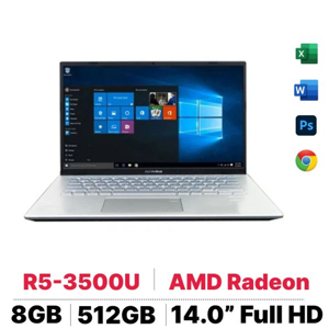 Laptop Asus Vivobook A412DA-EK160T - AMD R5-3500U, 8GB RAM, SSD 512GB, Intel HD Graphics 620, 14 inch