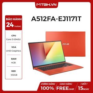 Laptop Asus Vivobook A512FA-EJ1171T - Intel Core i3-8145U, 4GB RAM, SSD 512GB, Intel UHD Graphics 620, 15.6 inch