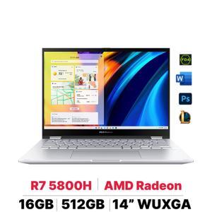 Laptop Asus Vivobook S 14 Flip TN3402QA-LZ027W - AMD Ryzen R7-5800H, 16GB RAM, SSD 512GB, AMD Radeon Graphics, 14 inch