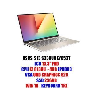 Laptop Asus VivoBook S13 S330UA-EY053T - Intel core i3, 4GB RAM, SSD 256GB, Intel UHD Graphics 620, 13.3 inch