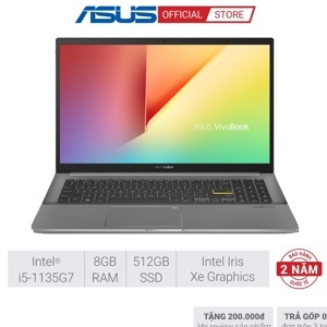 Laptop Asus Vivobook S15 S533EA-BN115T - Intel Core i5-1135G7, 8GB RAM, SSD 512GB, Intel Iris Xe Graphics, 15.6 inch