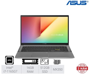 Laptop Asus VivoBook S15 S533EQ-BQ429W - Intel core i7-1165G7, 16GB RAM, SSD 512GB, Nvidia GeForce MX350 2GB GDDR5, 15.6 inch