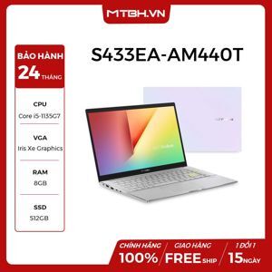 Laptop Asus VivoBook S433EA-AM440T - Intel core i5-1135G7, 8GB RAM, SSD 512GB, Intel Iris Xe Graphics, 14 inch