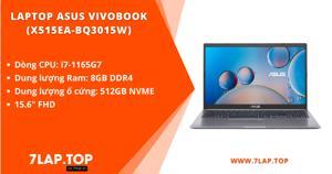 Laptop Asus Vivobook X515EA-BQ3015W - Intel core i7-1165G7, 8GB RAM, SSD 512GB, Intel UHD Graphics, 15.6 inch