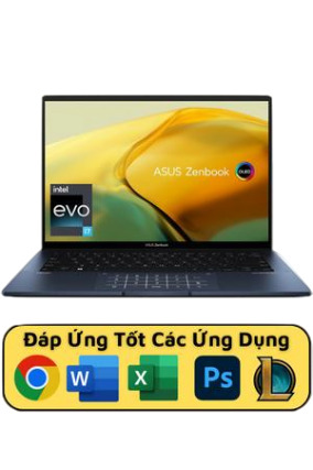 Laptop Asus Zenbook 14 OLED UM3402YA-KM074W - AMD Ryzen 5 5625U, 8Gb RAM, SSD 512GB, AMD Radeon Graphics, 14 inch