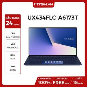 Laptop Asus Zenbook 14 UX434FLC-A6173T - Intel Core i7-10510U, 16GB RAM, SSD 512GB, Nvidia GeForce MX250 2GB GDDR5, 14 inch