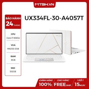 Laptop Asus ZenBook Edition 30 UX334FL-A4057T - Intel Core i7-8565U, 8Gb RAM, SSD 512GB, Nvidia Geforce MX250 2GB GDDR5, 13.3 inch
