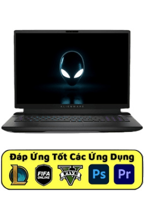 Laptop Dell Alienware M16 R1 - Intel Core i7 13700HX, 16GB RAM, SSD 512GB, Nvidia GeForce RTX 4060 8GB GDDR6, 16 inch