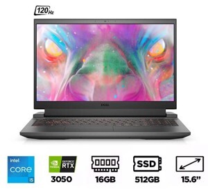 Laptop Dell G15 5511 70283449 - Intel Core i5-11400H, 16GB RAM, SSD 512GB, Nvidia RTX3050 4GB DDR6, 15.6 inch