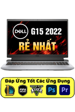 Laptop Dell Gaming G15 5525 - AMD Ryzen 7-6800H, 16GB RAM, SSD 512GB, Nvidia GeForce RTX 3050 Ti 4GB DDR6, 15.6 inch