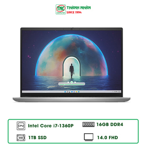 Laptop Dell Inspiron 14 5430 71015633 - Intel Core i7-1360P, 16GB RAM, SSD 1TB, Nvidia GeForce RTX 2050 4GB GDDR6, 16 inch