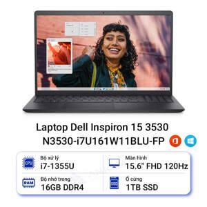 Laptop Dell Inspiron 15 3530 i7U161W11BLU Intel core i7-1355U, Ram 16GB, SSD 1TB, 15.6 inch