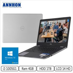 Laptop Dell Inspiron 3493 WTW3M1 - Intel Core i3-1005G1, 4GB RAM, HDD 1TB, Intel UHD Graphics 620, 14 inch