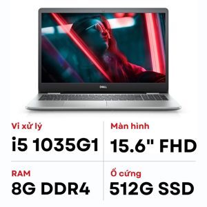 Laptop Dell Inspiron 5593 N5I5461W - Intel Core i5-1035G1, 8GB RAM, SSD 512GB, Nvidia Grforce MX230 2GB GDDR5, 15.6 inch