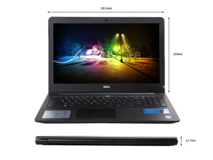 Laptop Dell Inspiron N5542 (70046717) - Intel Core i3-4005U, 4GB RAM, HDD 500GB, Intel HD Graphics 4400, 15.6 inch