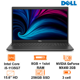 Laptop Dell Latitude 3520 71012511 - Intel Core i5-1135G7, RAM 8GB, SSD 256GB, Nvidia GeForce MX450 2GB GDDR5, 15.6 inch