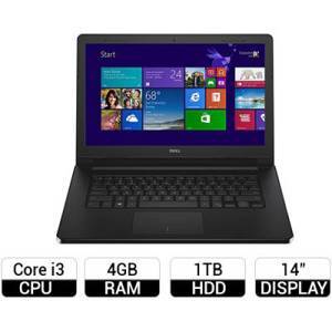 Laptop Dell N3467-M20NR1 - Intel I3-6006U, RAM 4GB, HDD 1TB, Intel HD Graphics 520, 14inch