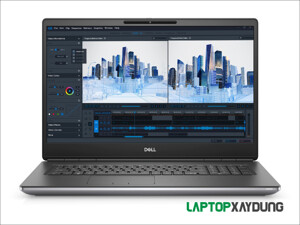 Laptop Dell Precision 7760 - Intel Xeon Processor W-11855M, 32GB RAM, SSD 1TB, Nvidia RTX A4000 8GB GDDR6, 17.3 inch