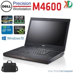 Laptop Dell Precision M4600 - Intel Core i7-2720QM 2.2GHz, 8GB RAM, 128GB SSD, VGA NVIDIA Quadro FX 1000M, 15.6 inch