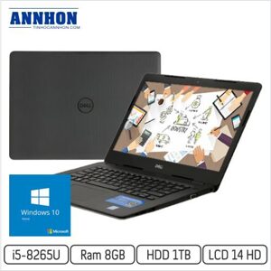 Laptop Dell Vostro 14 3480 70187708 - Intel Core i5-8265U, 8GB RAM, HDD 1TB, Intel UHD Graphics 620, 14 inch